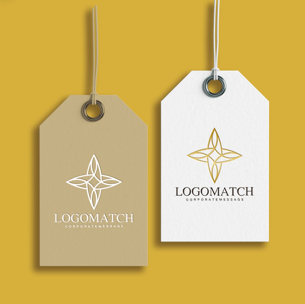 広がる優美なクロスのロゴ