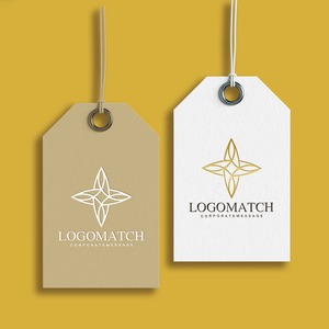 広がる優美なクロスのロゴ