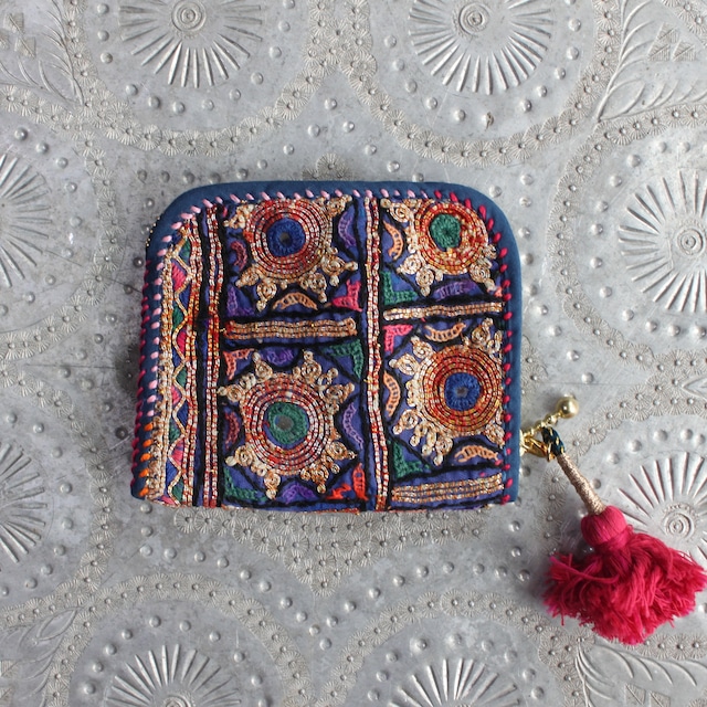 インド刺繍のカードケース