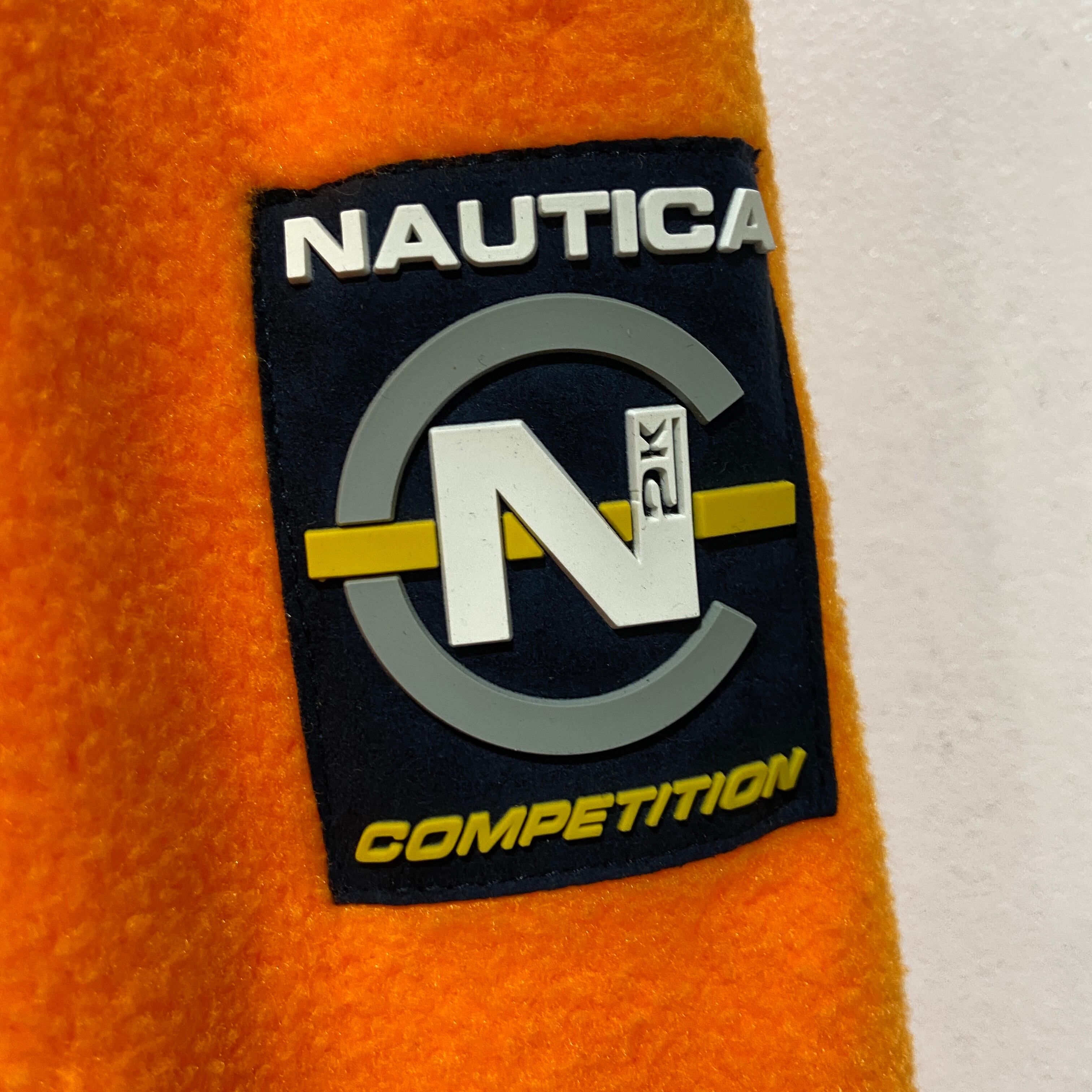 送料無料』NAUTICA COMPETITION 切替フリースパーカー 90s USA製