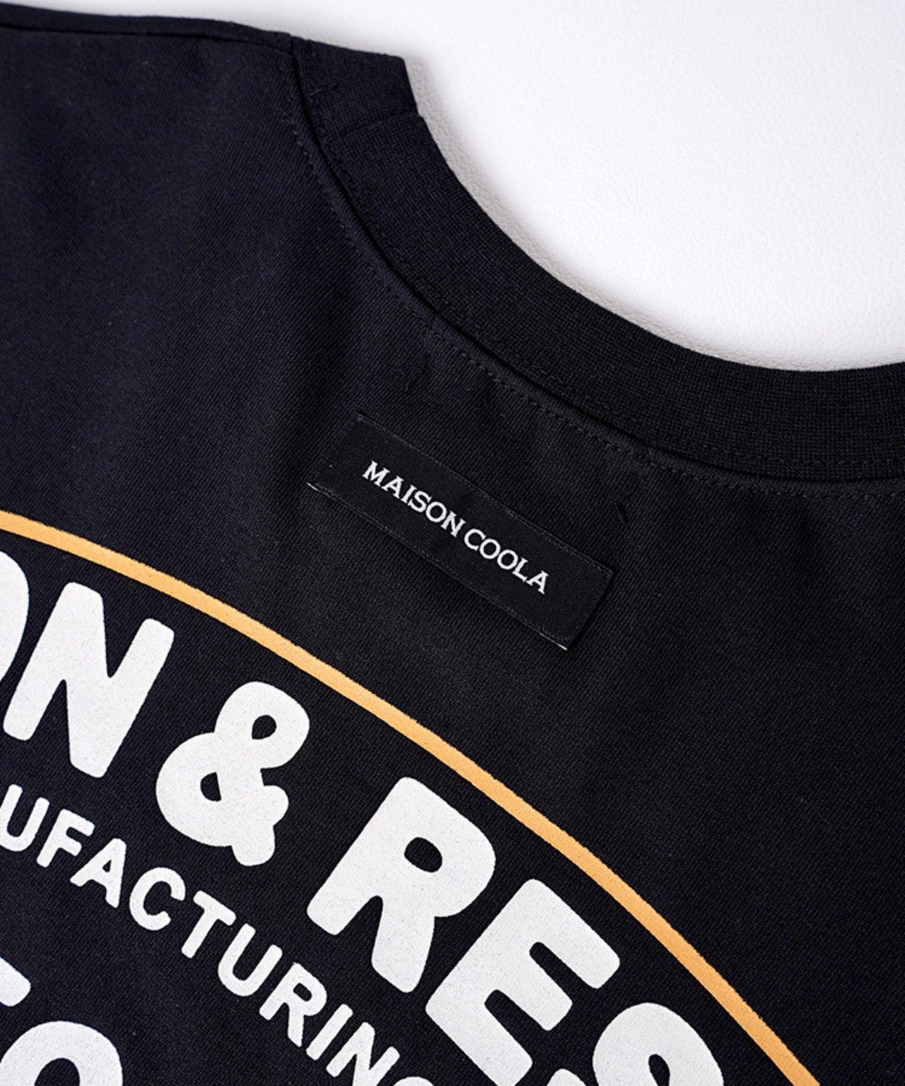【直営限定ITEM】COOLA MOTO CLUBプリントL/S Tシャツ (BLACK)　CQ-47074H