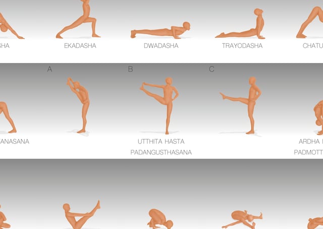 10枚セット 送料無料 アシュタンガヨガポスターS | yogashare