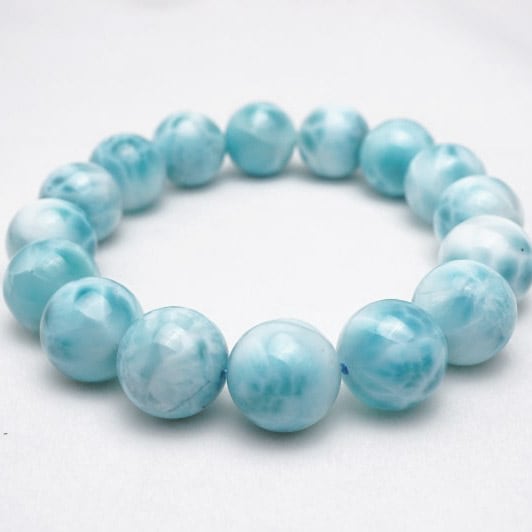 ラリマー ブレスレット 13mm 一点物 111-10176