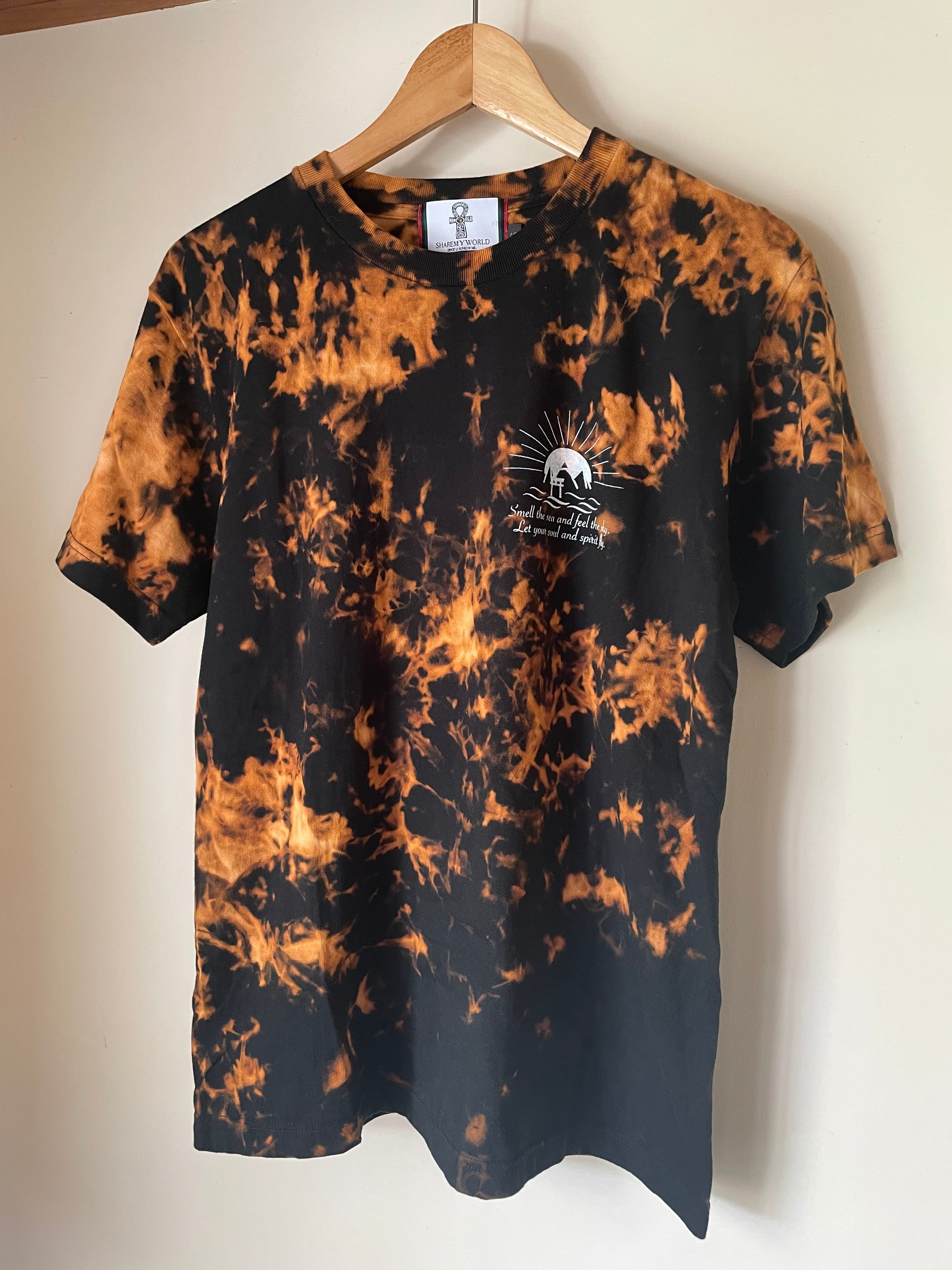 nature T-shirt（black wash）