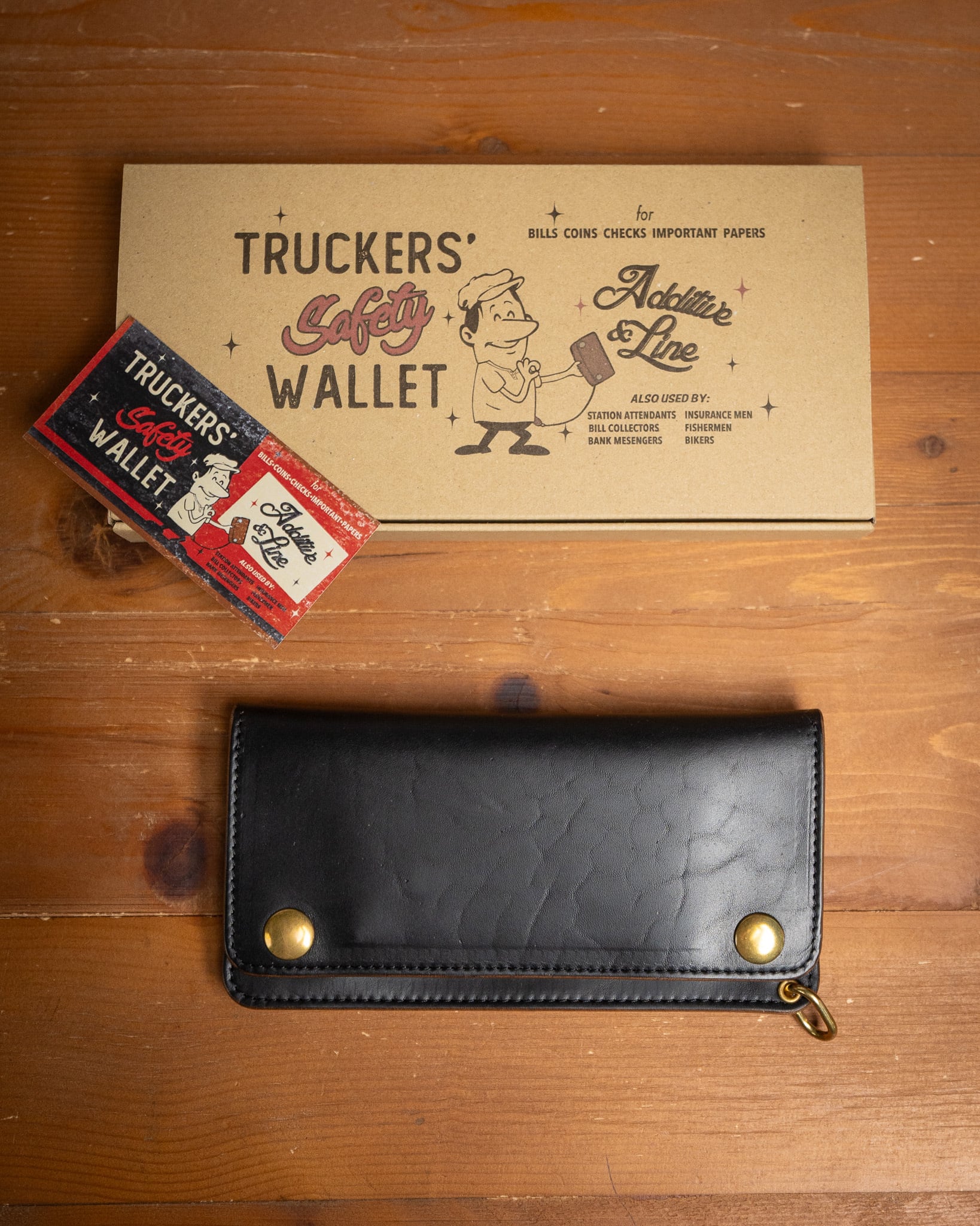 Additive and Line】Tracker Wallet TW-006 Maryam Horse Butt 2層1層