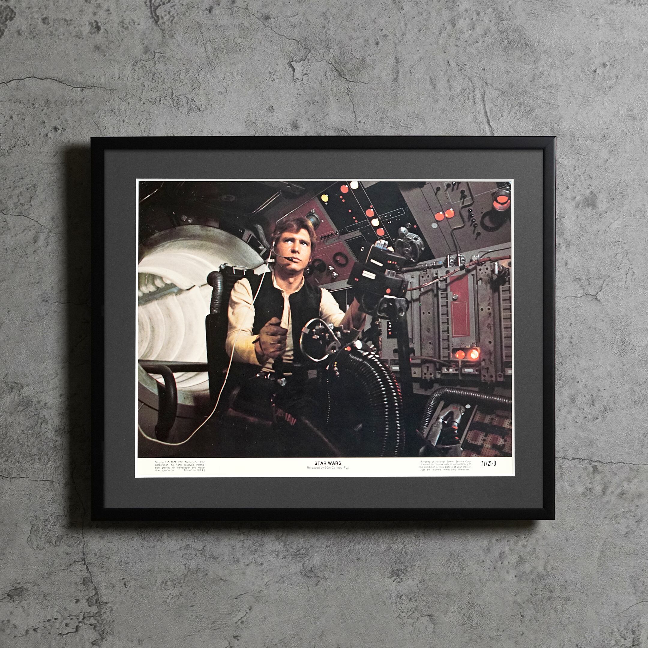 1977 / Star wars Episode 4(First printing) / US lobby card / 442x366mm【LC00000225003】