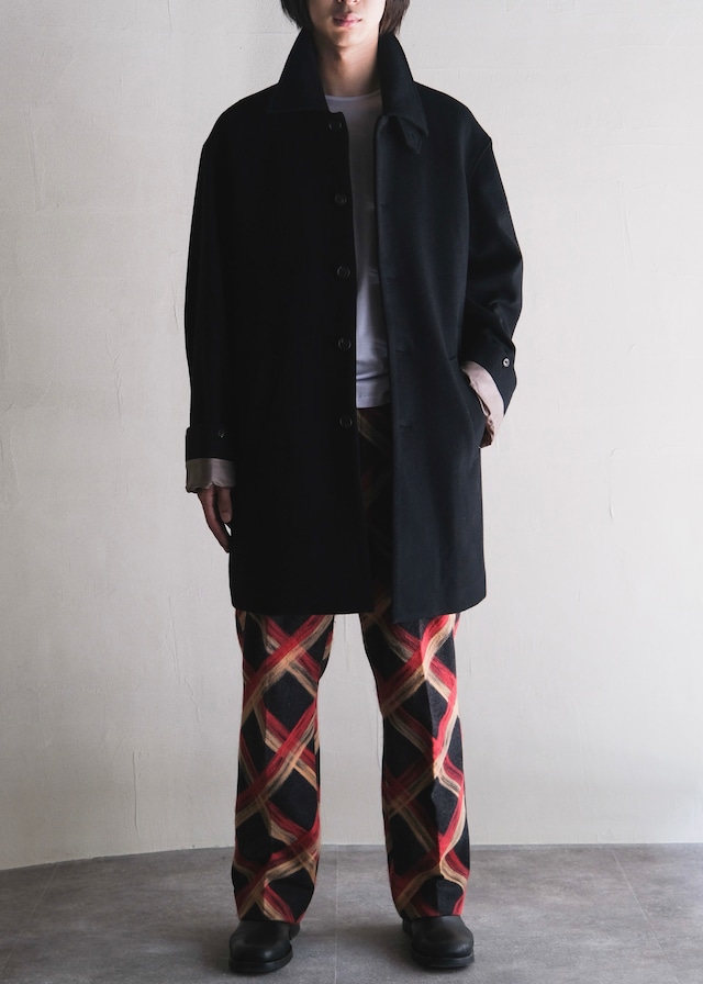 SASAKI SATORU 25FW needle punch tapered trousers