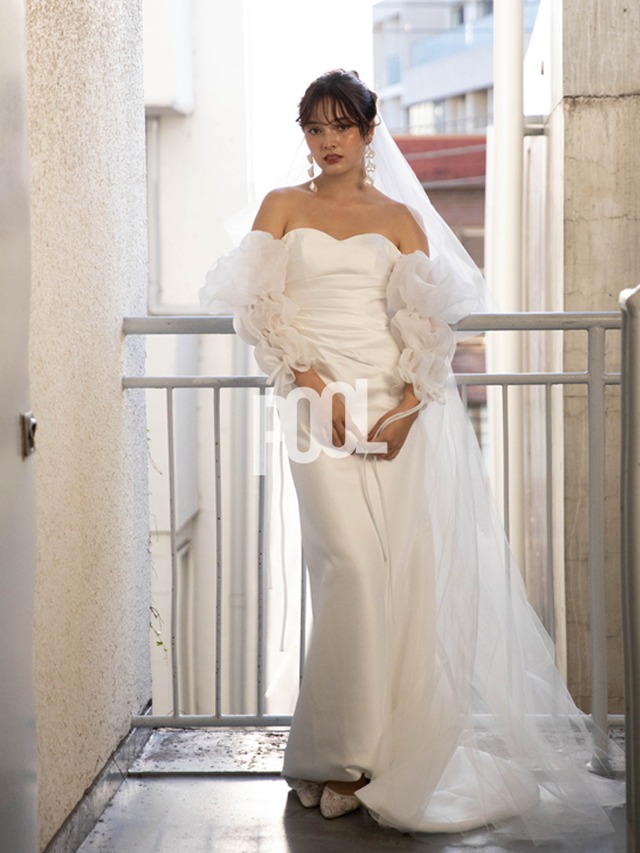 * Luna *　wedding dress 【rental】  商品番号：PWD10