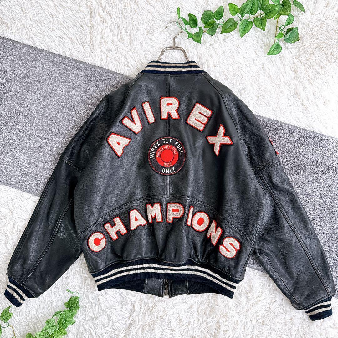 POSH BOY】 ポッシュボーイ スタジャン ワッペン刺繍 袖レザー 80s