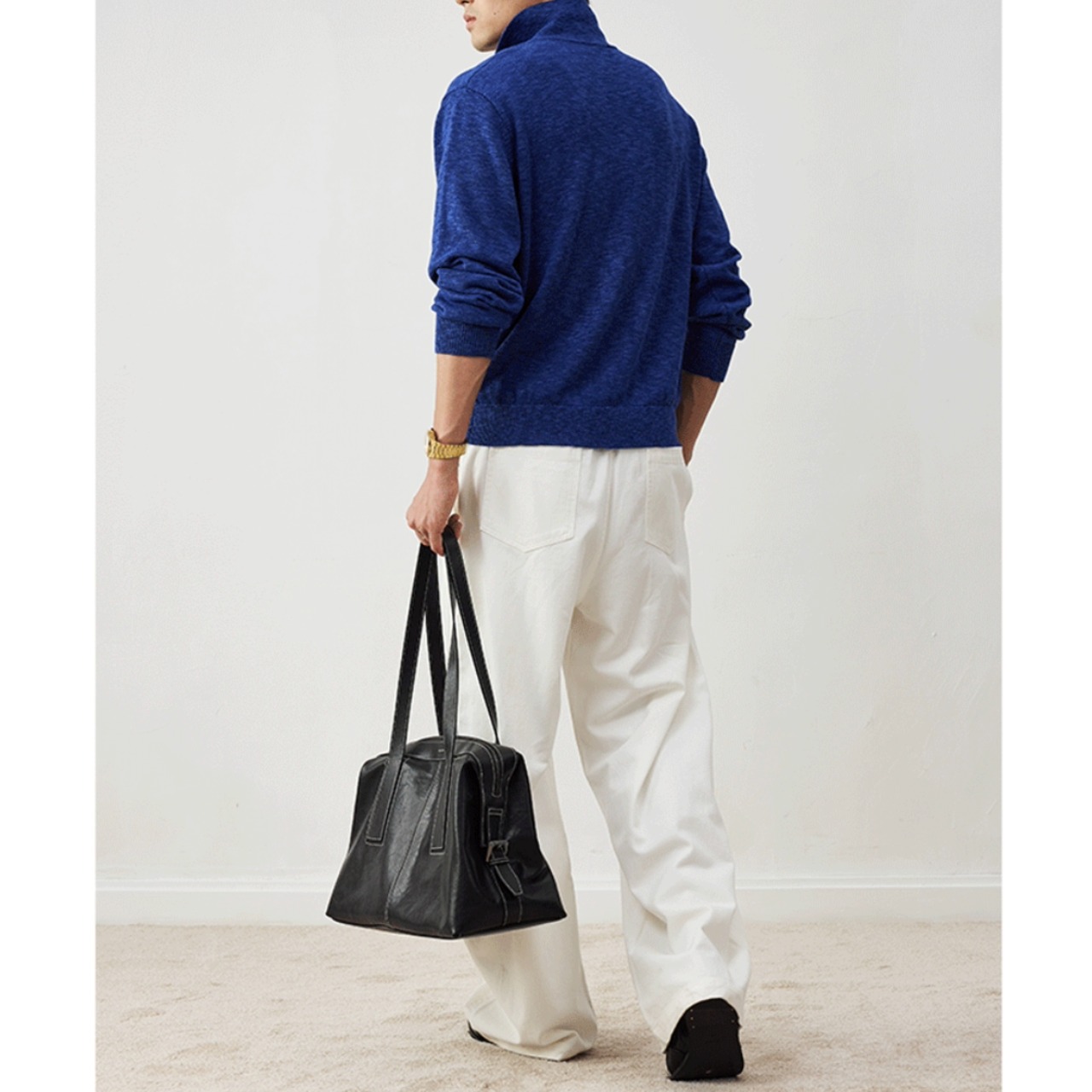 Open Collar Relaxed Shirt TB2547・画像11
