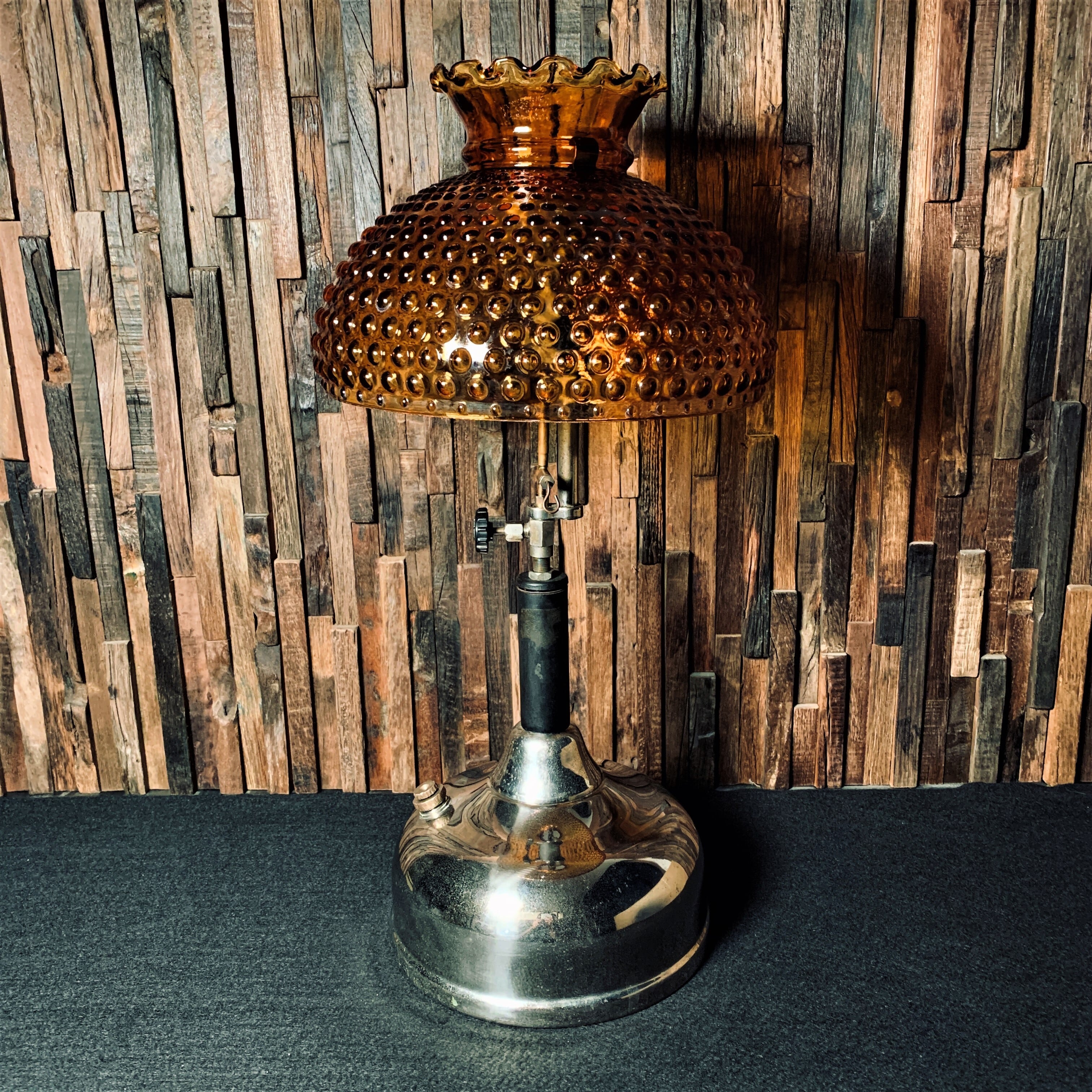 コールマン クイックライト CQ ビンテージ テーブルランプ アンバー