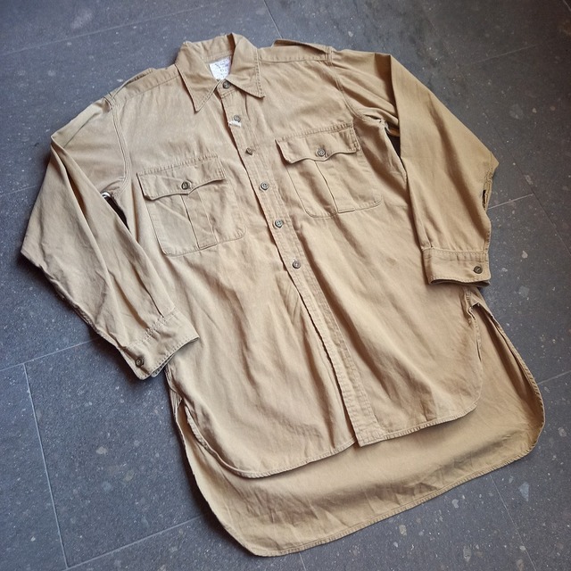 40's イギリス軍 トロピカルシャツ used [104053]