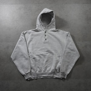 90s L.L.Bean × Russell Athletic henry neck hoodie gray XL 古着