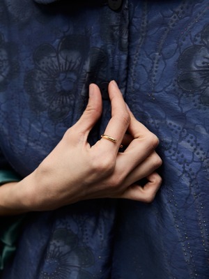 【avgvst】 × J.Kim Tube Ring