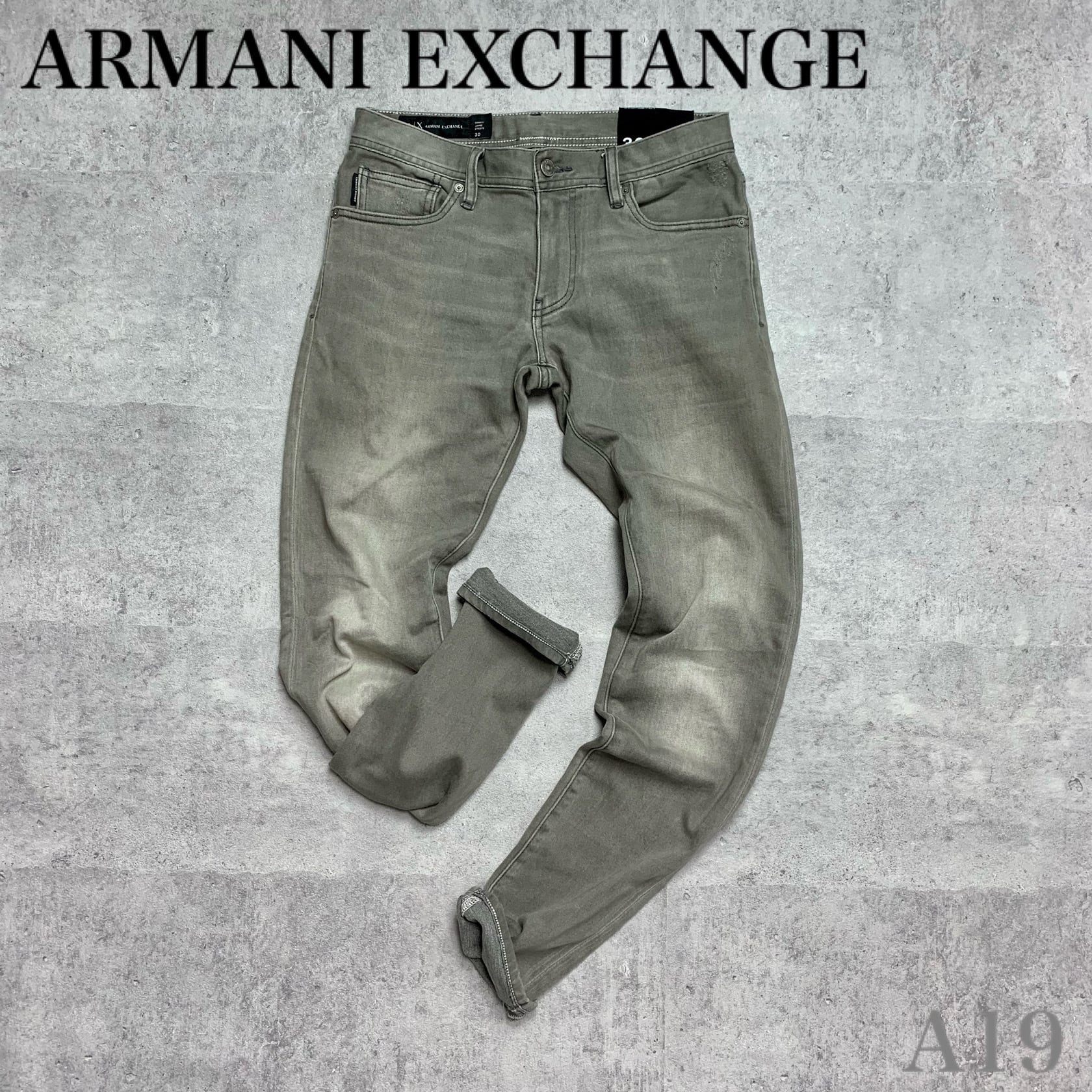 USA製 美品 ARMANI EXCHANGE ストレッチ デニムパンツ 32