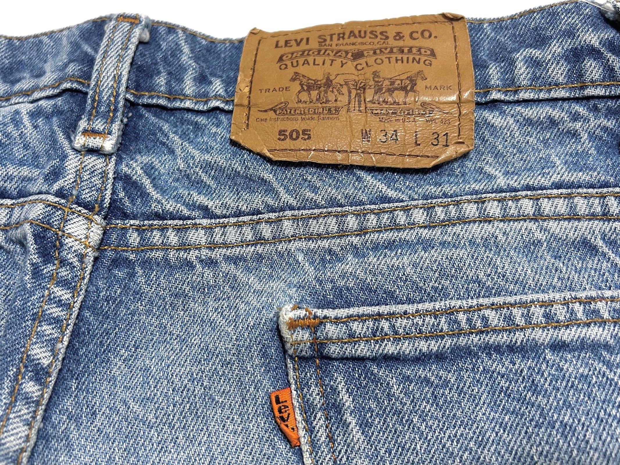 SCOVILL 90s Levis リーバイス 505 デニム ジーンズ 【W34 SCOVILL 90s Levis リーバイス 505 デニム ジーンズ 【W34