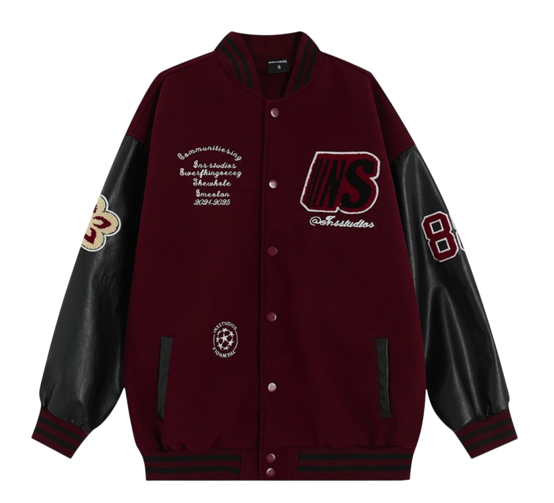 Badge stadium jacket 0001
