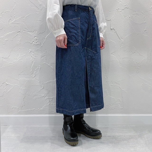 Midi Umi denim culottes pants