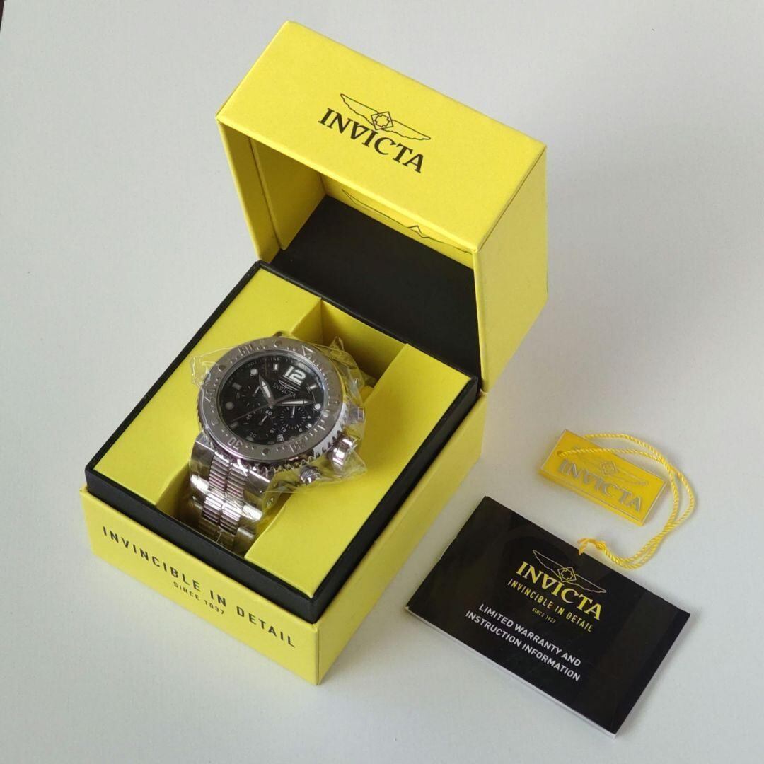 【mg】 プロダイバー 腕時計 メンズ ブラック インビクタ新品 インビクタ 腕時計 メンズ プロダイバー 黒文字盤 フォーマル