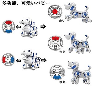 Jpcs ロボットおもちゃ 犬 電子ペット ロボットペット 最新版ロボット犬 子供のおもちゃ 男の子 女の子おもちゃ 誕生日 子供の日 クリスマスプレゼント 日本語の説明書付き Az Japan Classic Store