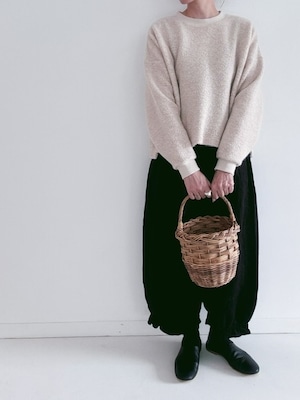 porter des boutons/ボアパイルプルオーバー