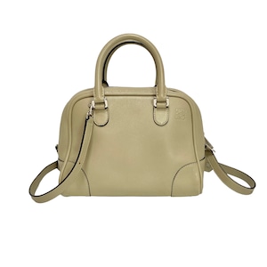 LOEWE ロエベ アマソナ75 2WAYバッグ レザー ベージュ 8164-202208