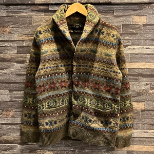 RRL JACQUARD SHAWL CARDIGAN