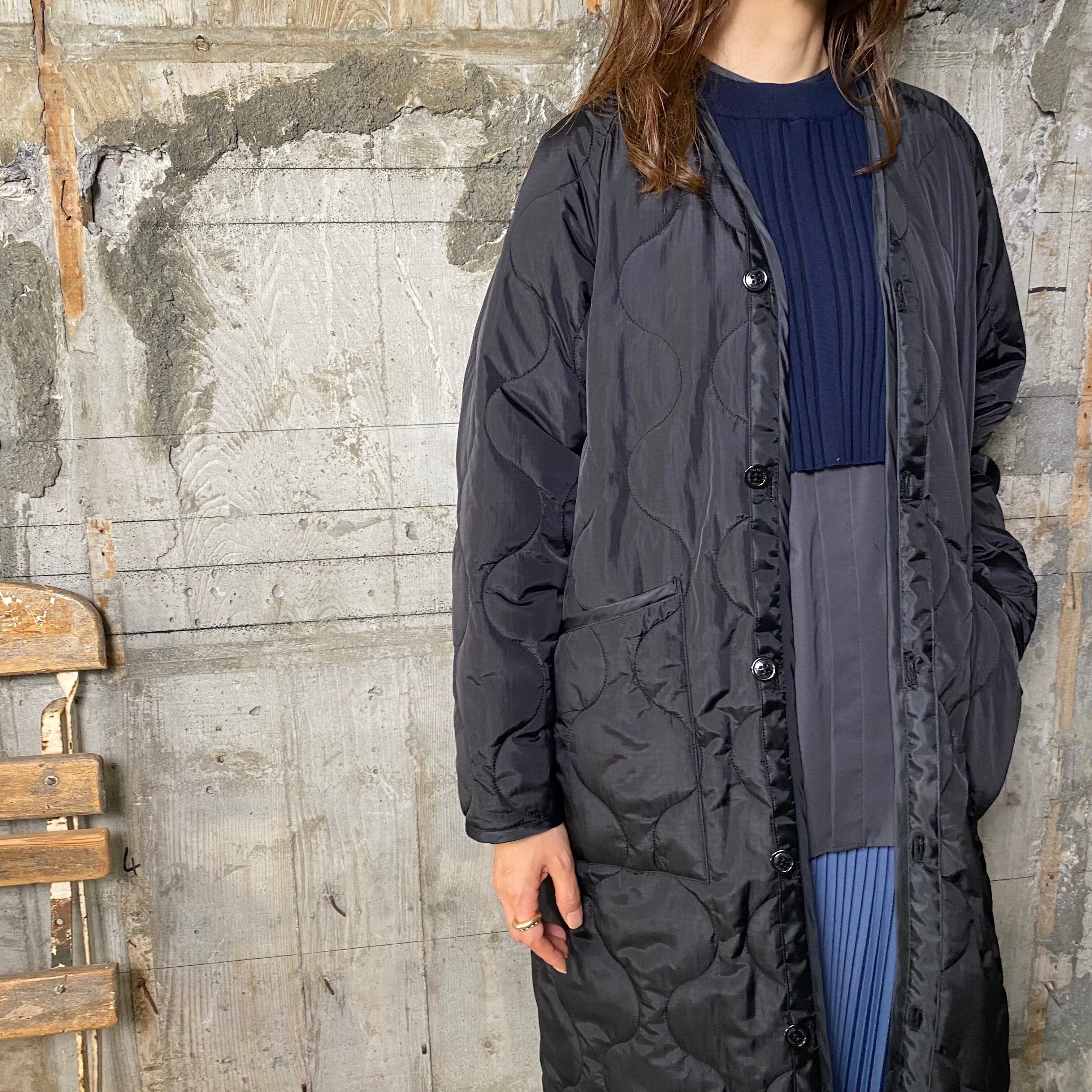 HYKE【ハイク】QUIL TED LINER COAT (17358 / BLACK). | glamour online