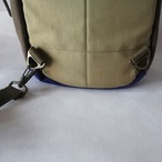 ワン ショルダーバッグ / Front zip-pocket One shoulder /ディープクレイ カーキ
