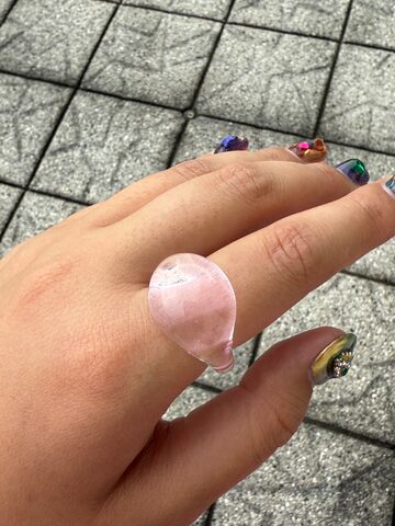 ☆0.81ct☆ブラックオパール✨0.9ctダイヤモンドプラチナリング指輪 魅 