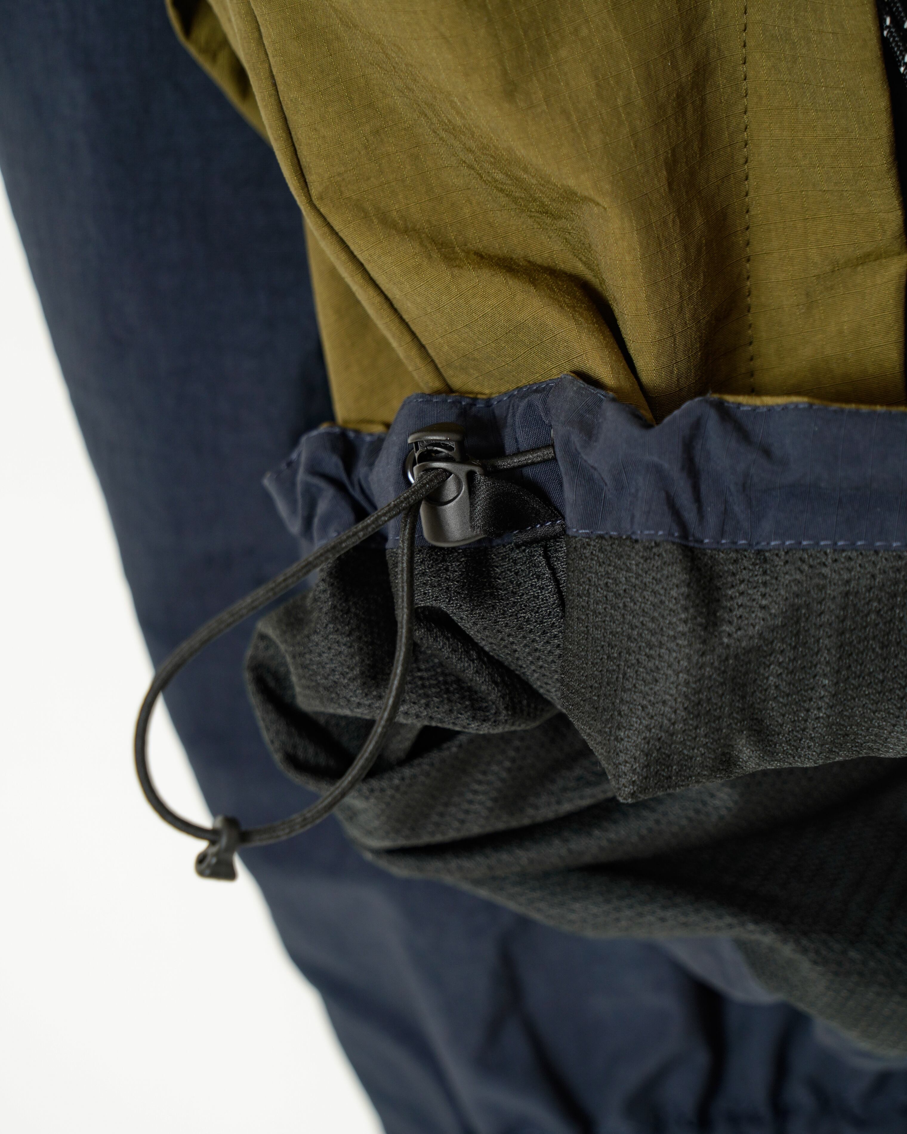 OPTSTUFF] SHELL PARKA (NAVY×KHAKI) | OPTSTUFF