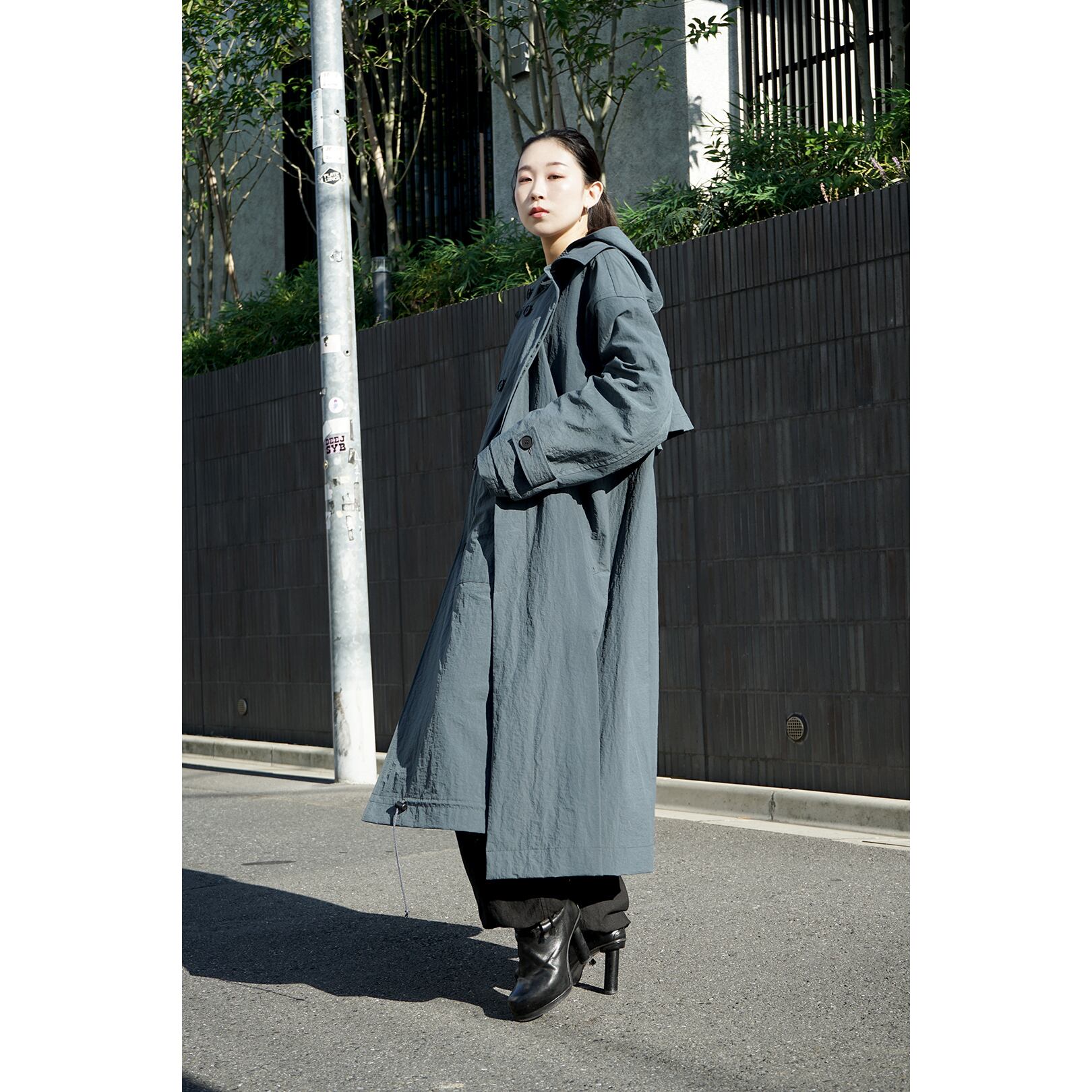 Blanc YM] (ブランワイエム) BL-22A-CNC Convertible Nylon Coat