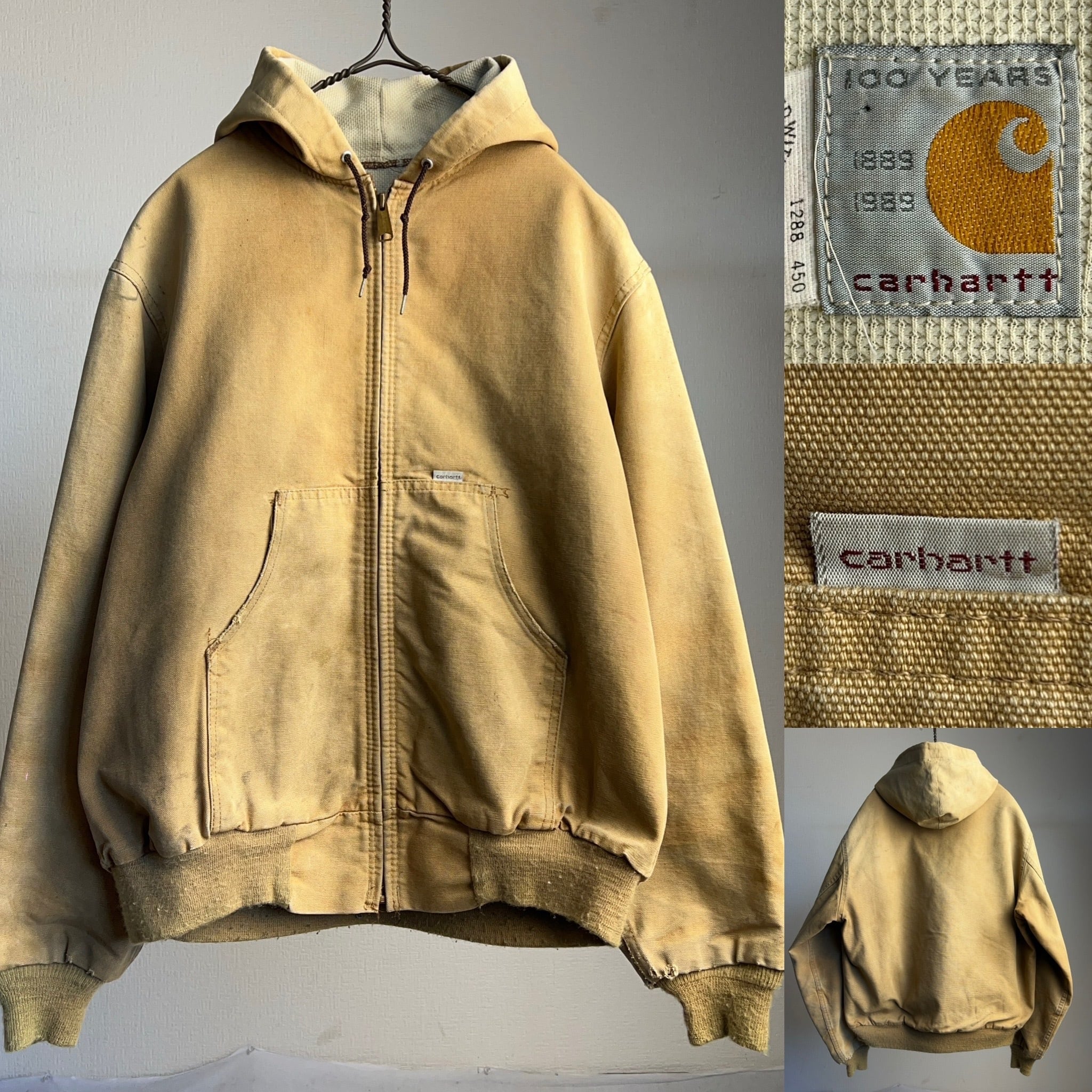 1989 Carhartt 100years Model Active Jacket SIZE XL 80年代 90年代