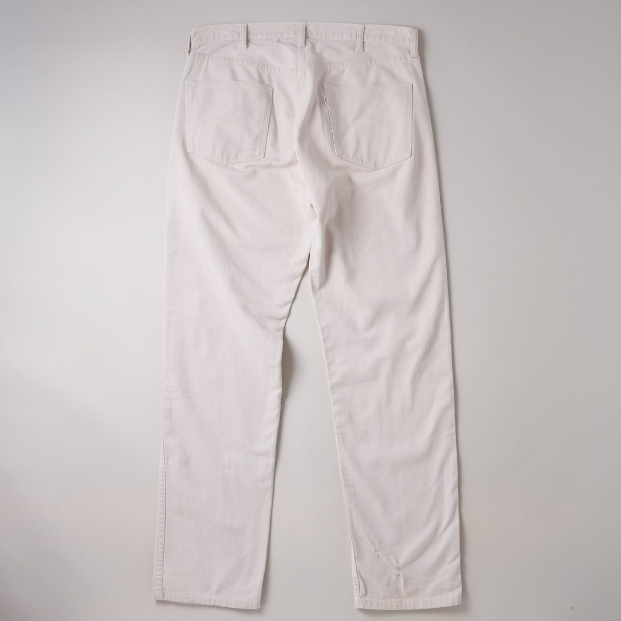 逸品】60s LEVIS BigE special vintage cotton pants fade White Made