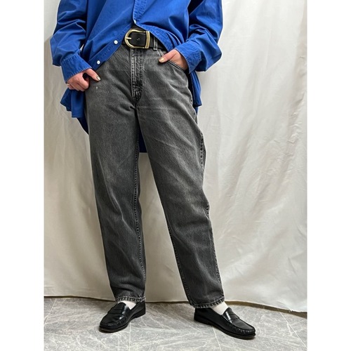 90s USA Levi’s550　ブラックデニム　デニムパンツ　