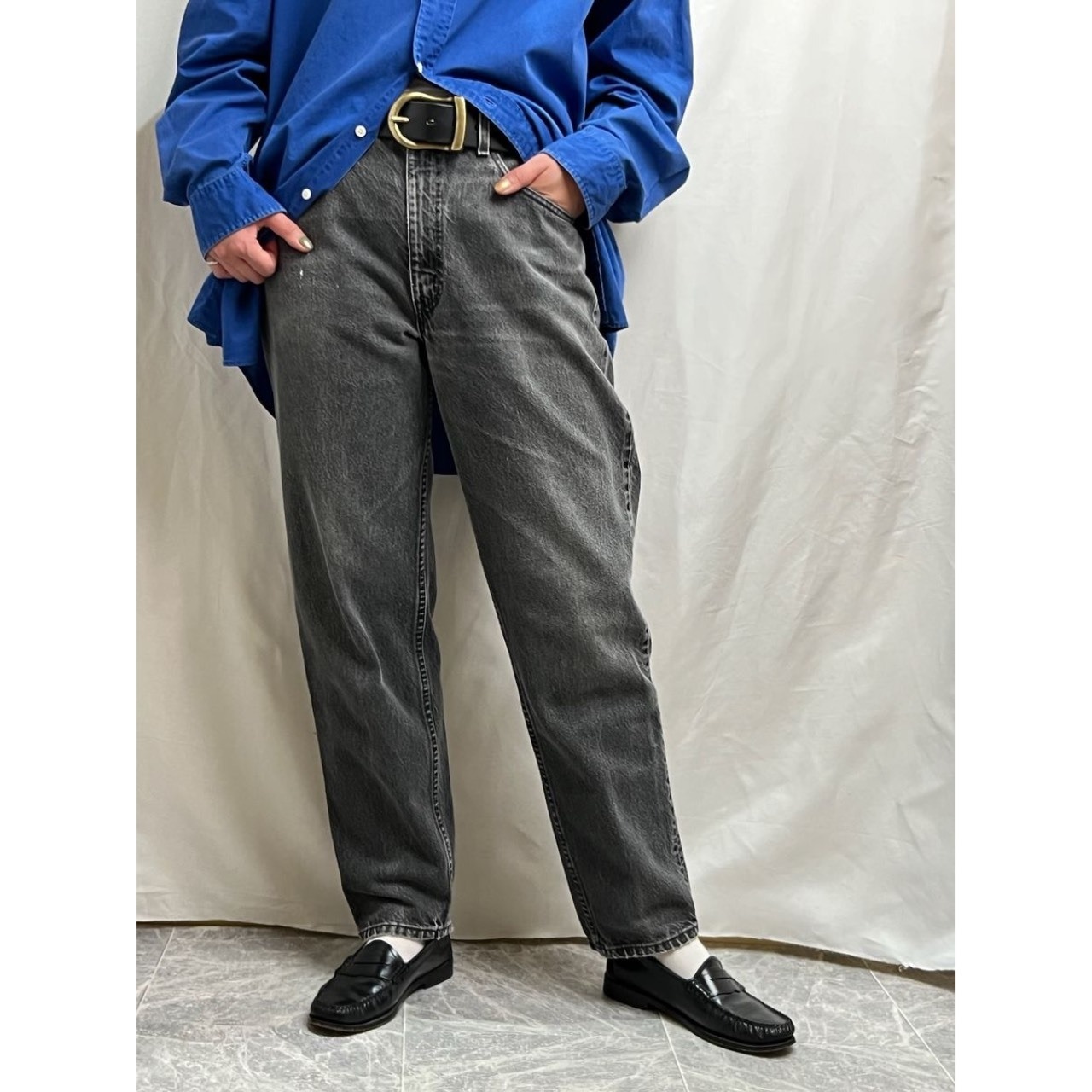 90s USA Levi’s550 ブラックデニム デニムパンツ