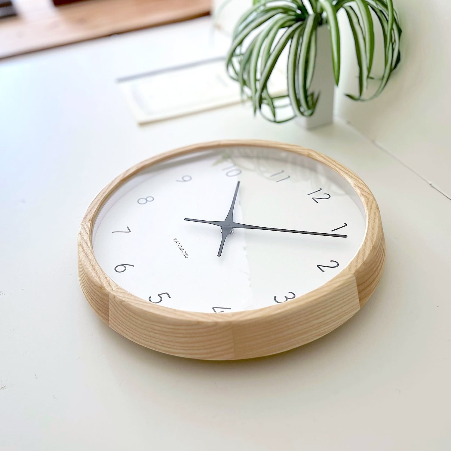 KATOMOKU muku clock 7 ナチュラル km-60NA | 加藤木工株式会社 online