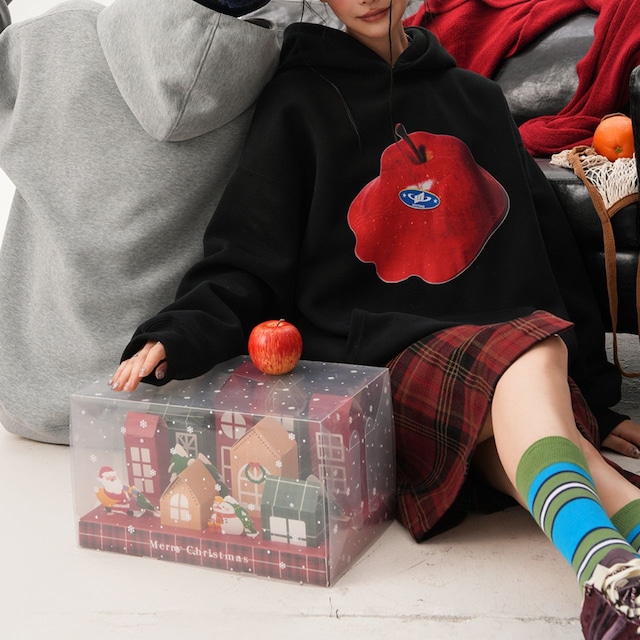 アップルグラフィックオーバーパーカー 4col R00981