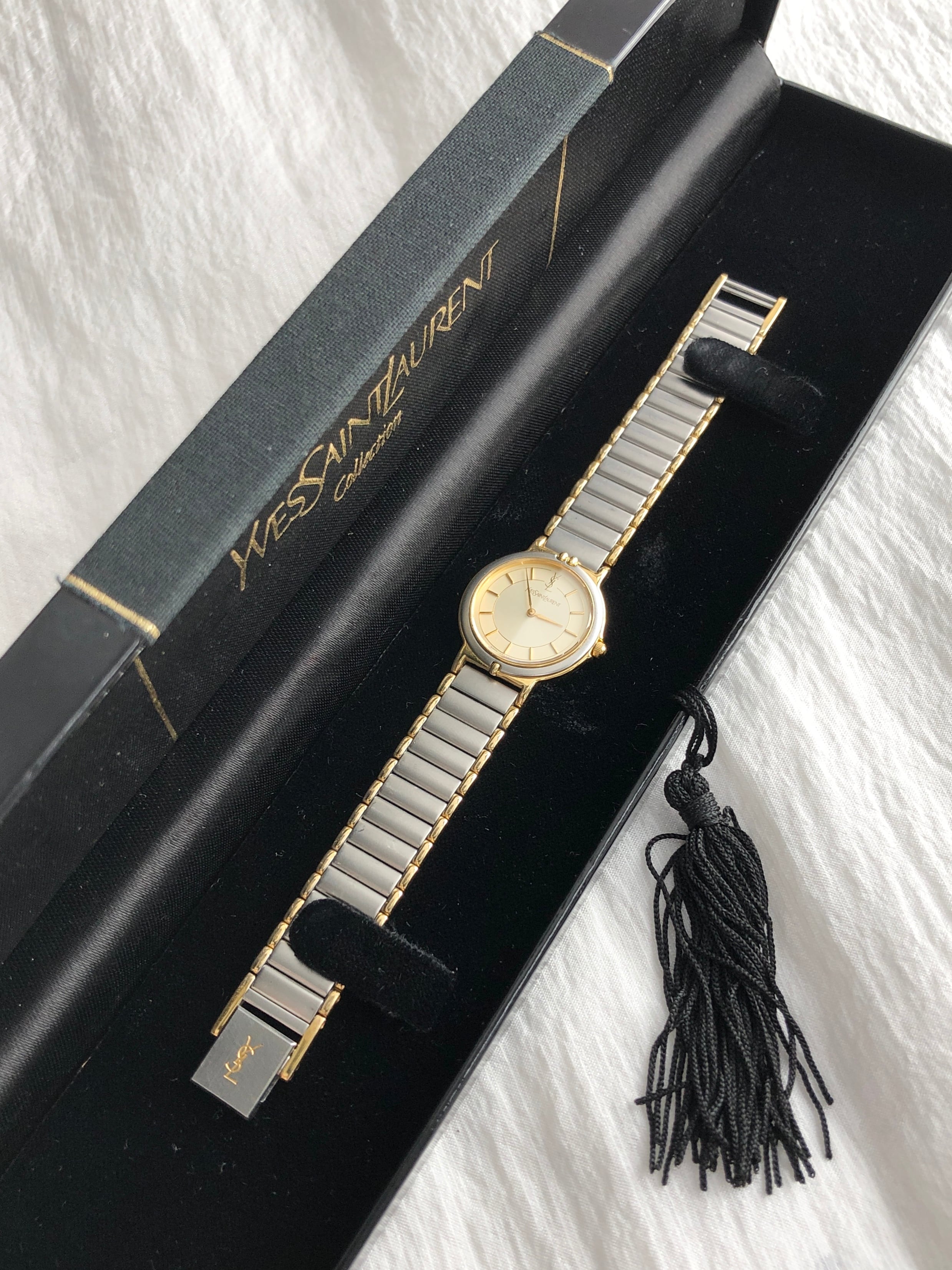 Yves Saint Laurent イヴ・サンローラン 腕時計 シルバー YSL