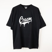 Drip logo T shirts -Black- white