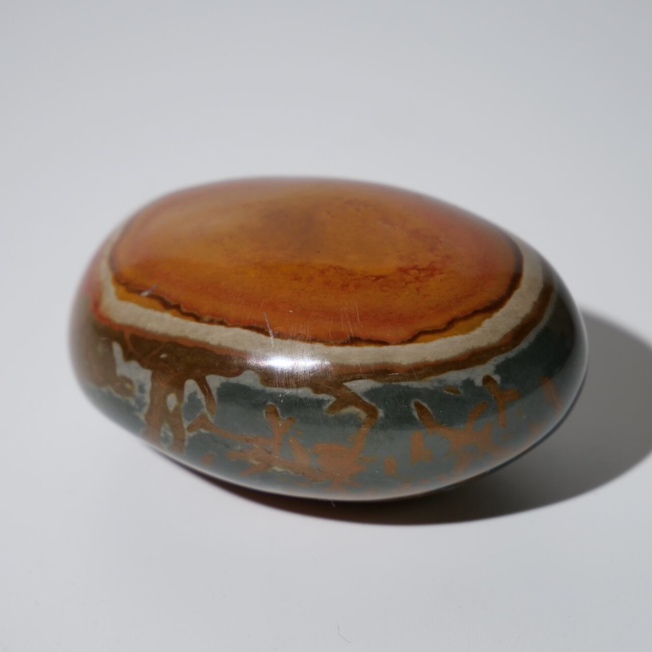 ポリクロームジャスパー / パーム パームストーン 握り石【1