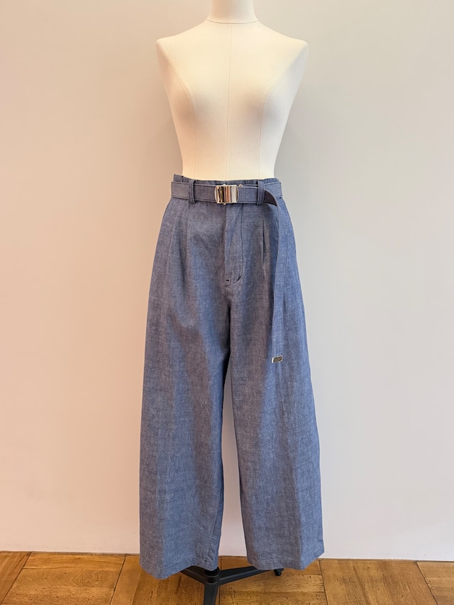 jonnlynx/JL226-PT845 gachya belt denim pants indigo