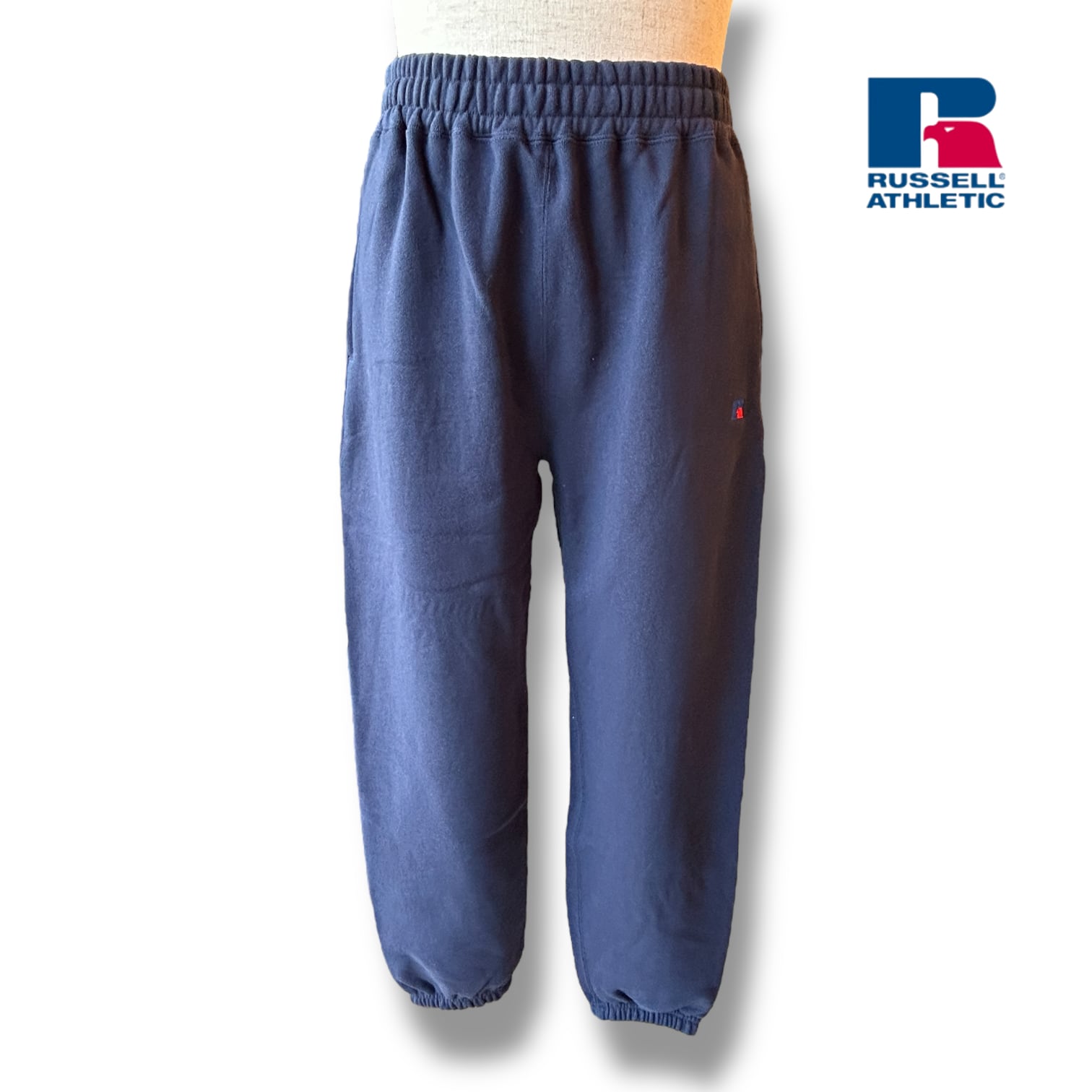 "MEN'S"SWEAT PANTS-Navy【RUSSELL ATHRETIC】ラッセルアスレチック スウェットパンツ
