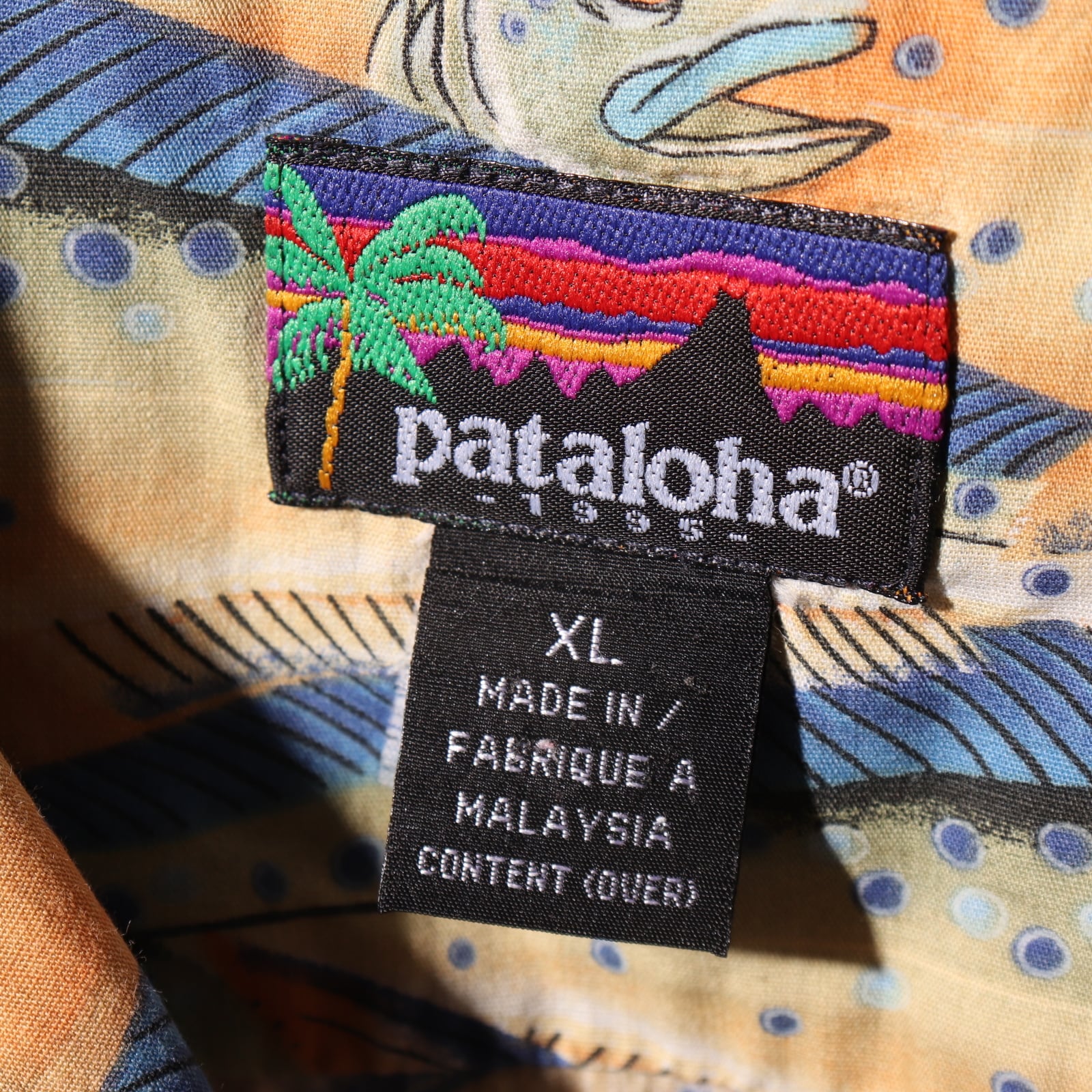 美品 XL マヒマヒ 95年 パタロハ patagonia パタゴニア アロハシャツ