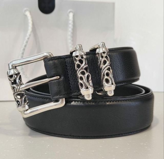 CHROME HEARTS クロムハーツ 3PC 1.5inch ローラーベルト