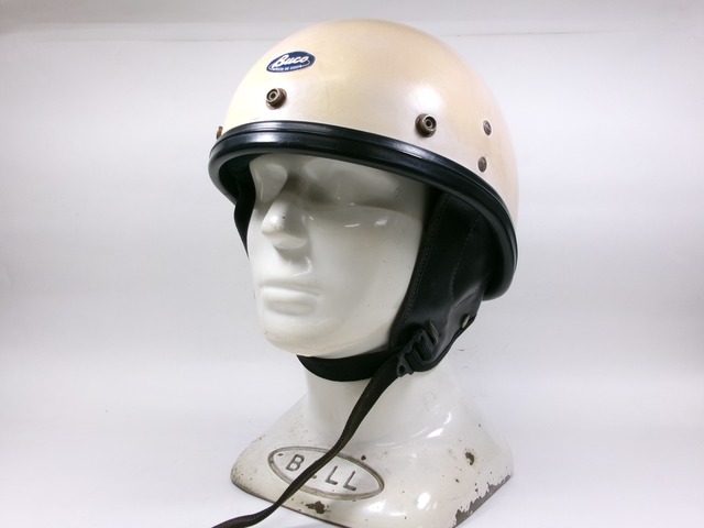 雰囲気抜群！60s BUCO PROTECTOR ハーフヘルメット リブ付モール! 目 