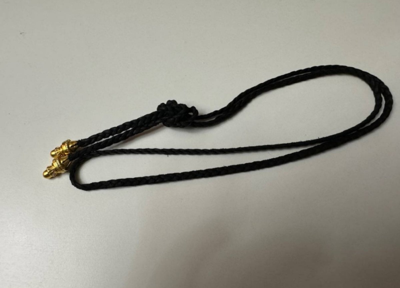 CHROME HEARTS クロムハーツ 22k ボロチップ チェーン 紐 CHROME HEARTS クロムハーツ 22k ボロチップ チェーン 紐