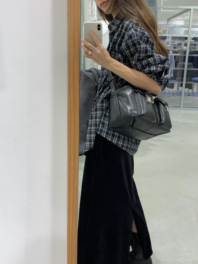 (予約) ounce / Litton check shirt 2color