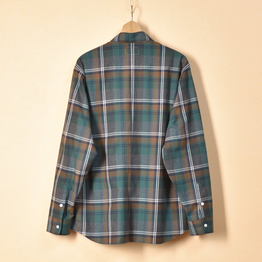 weac. ウィーク OOKAMIKUN ネルチェックシャツ【送料無料】