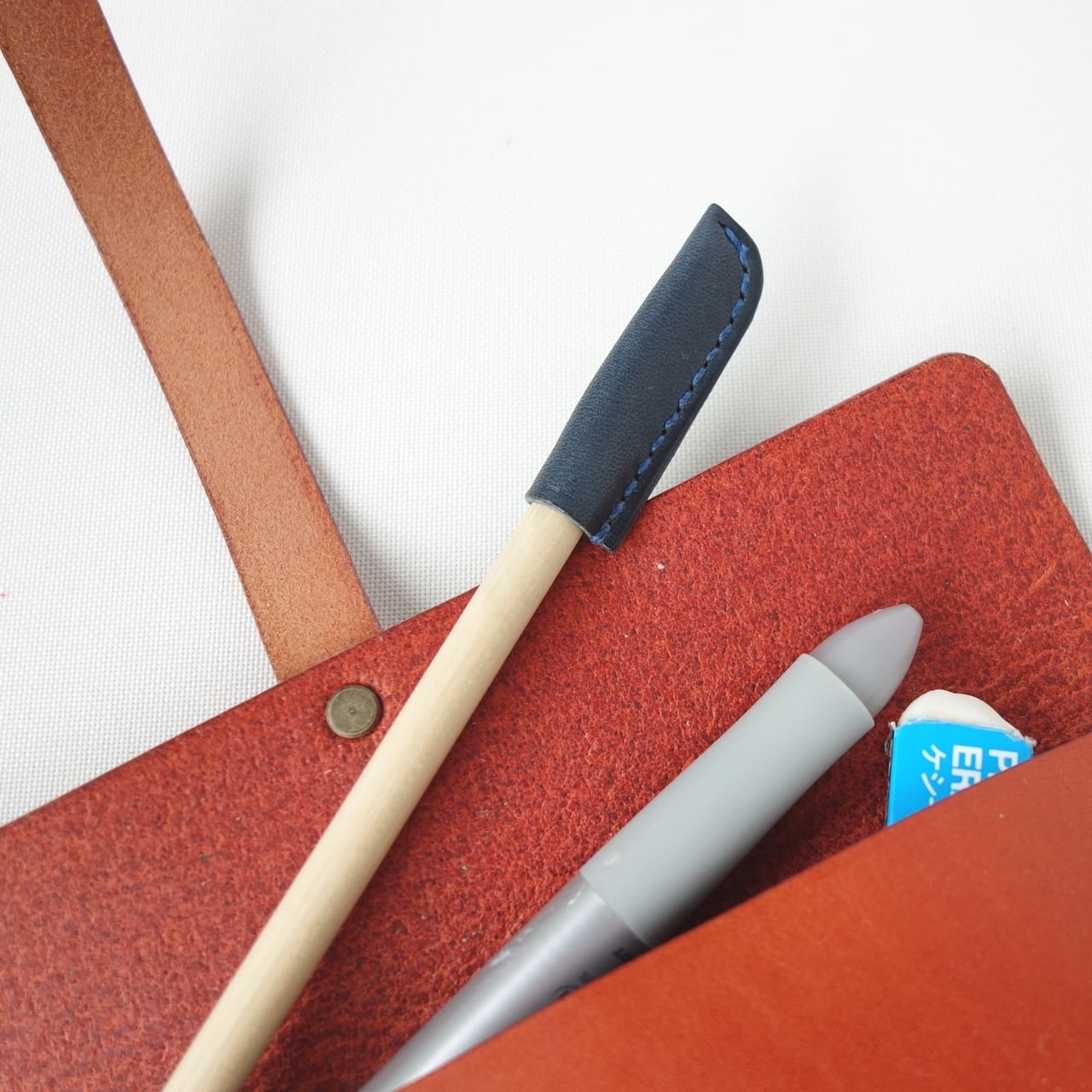 オトナの鉛筆キャップ | mikiri leather works【ミキリレザーワークス】
